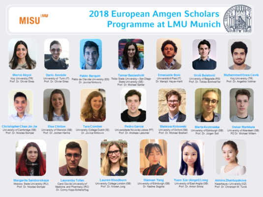 Amgen Scholars 2018